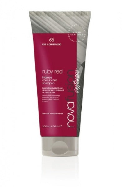 De Lorenzo Intense Ruby Red Shampoo Intensifies Brilliant Red Violet 200ML