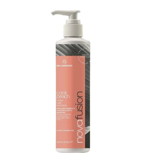 De Lorenzo Nova Fusion Coral Peach Colour Care Shampoo 250ML