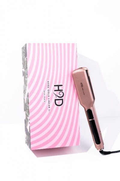 H2D Rose Gold Wide Plate Straightening Iron Linear II H2D