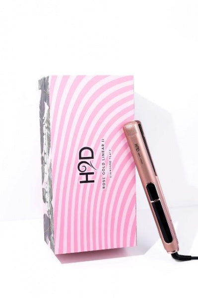 H2D Rose Gold Standard Plate Iron Linear II H2D