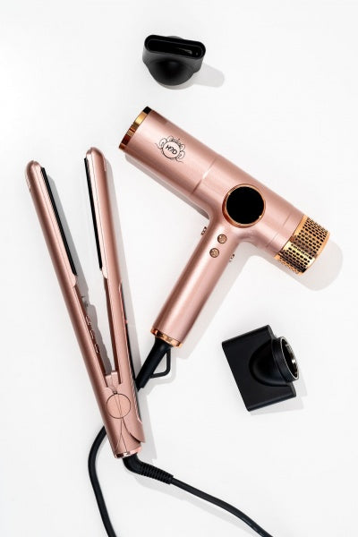 H2D Max Duo Pro Rose Gold Dryer And Straightener H2D