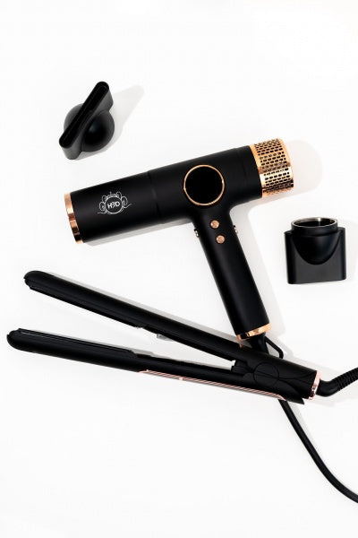 H2D Max Duo Pro Black With Rose Gold Dryer And Straightener H2D