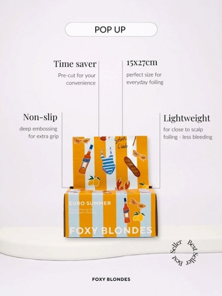 Foxy Blondes Euro Summer Pop Up 500 Sheets 15CM x 27CM Foxy Blondes