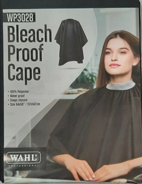 Wahl Cape Black Bleach Proof Polyester WP3028