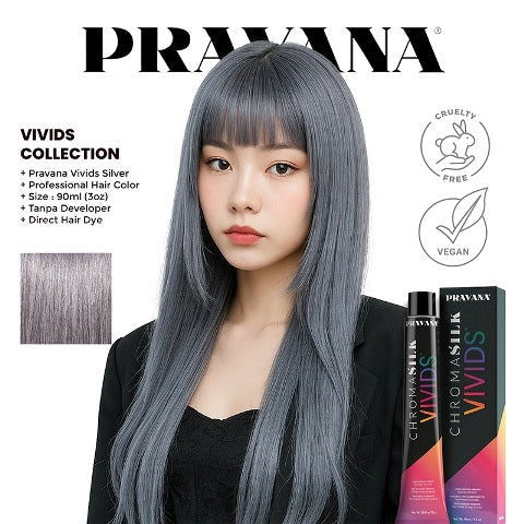 Pravana ChromaSilk Vivids Silver 90ML Pravana