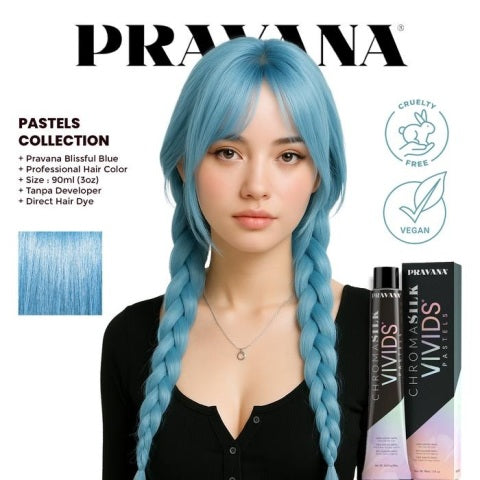 Pravana ChromaSilk Vivids Pastel Blissful Blue 90ML Pravana