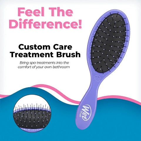 Wet Brush Custom Care Detangler Thin Hair Purple Wet Brush