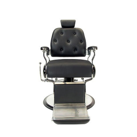 Fat Tony Upgrade Barber Chair Hydraulic Black And Chrome Modern Style