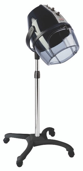 Acrobat Pedestal Dryer Two Speed Black Hot Wind Model Made In Italy