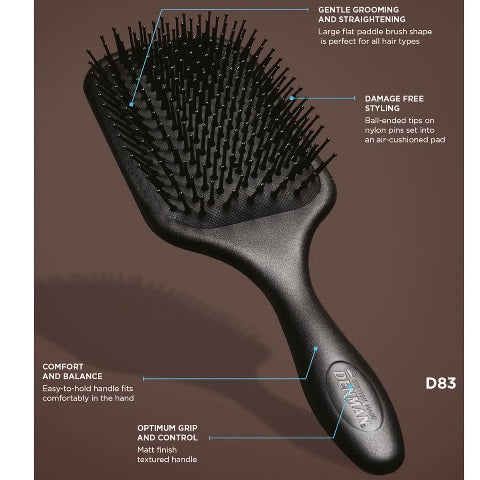Denman D83 The Paddle Large Black Brush