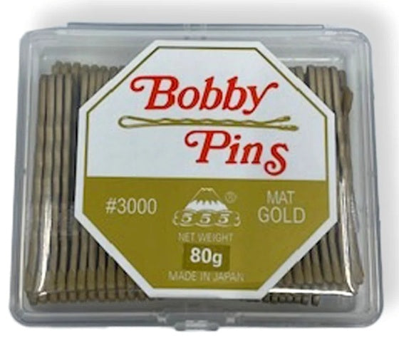 555 Bobby Pins MAT Gold 2 Inch 80GM