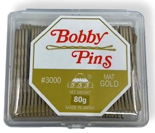 555 Bobby Pins MAT Gold 2 Inch 80GM