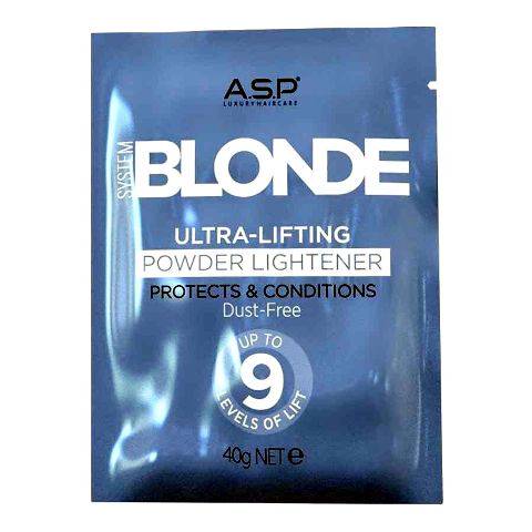 ASP System Blonde Ultra Lifting Powder Lightener Bleach 9 Levels 40GM Elixir