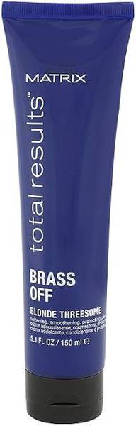 Matrix Total Results Brass Off Threesome Softens Smoothing Protection Cream 150ML