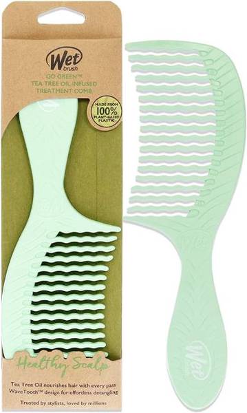Wet Brush Go Green Tea Tree Oil Infused Treatment Comb Wet Brush