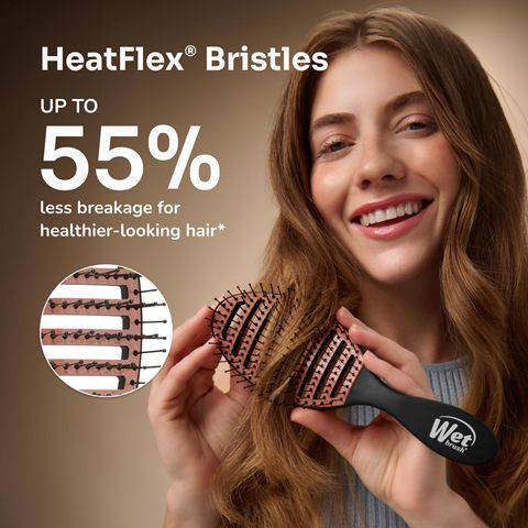 Wet Brush Speed Dry Ceramic Black Vented Oval Brush Wet Brush