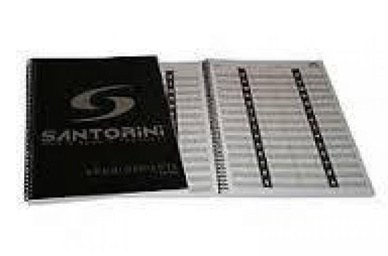 Santorini Appointment Book Six Column 100 Pages Recycled Santorini