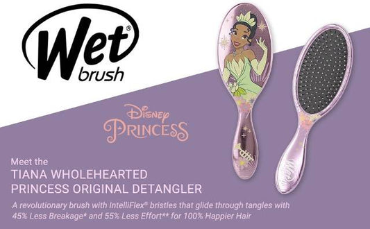 Wet Brush Tiana Wholehearted Disney Princess Light Purple Wet Brush