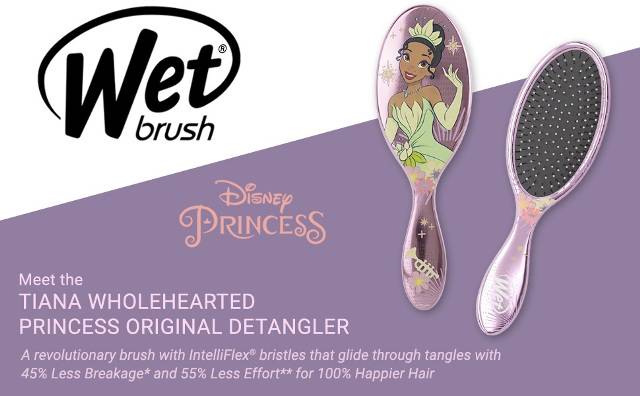 Wet Brush Ariel Wholehearted Disney Princess Purple Wet Brush