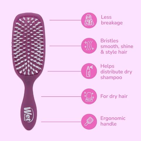 Wet Brush Frost Smooth Styler Purple Wet Brush