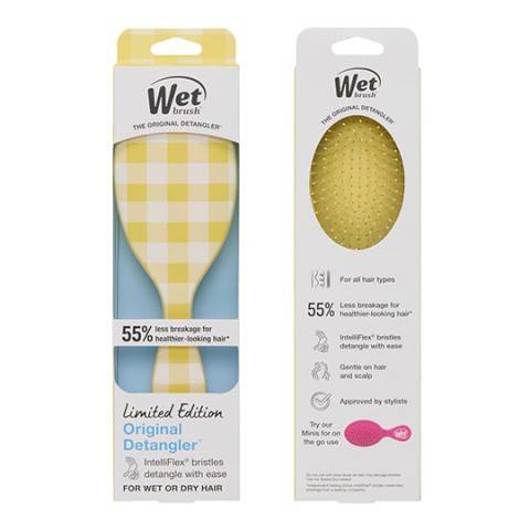 Wet Brush Golden Gingham Original Limited Edition Detangler Wet Brush