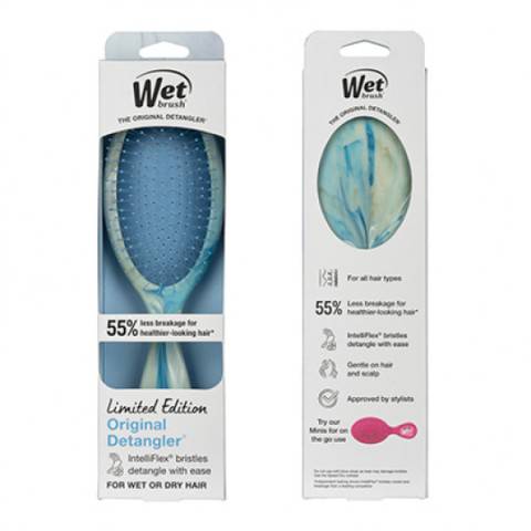 Wet Brush Matte Marble Green Original Detangler Limited Edition Wet Brush