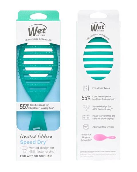 Wet Brush Green Juice Frost Speed Dry Original Detangler Wet Brush
