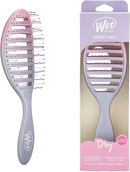 Wet Brush Feel Good Ombre Pink Purple Speed Dry Detangler Wet Brush