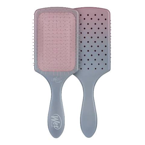 Wet Brush Feel Good Ombre Pink Purple Square Paddle Detangler Wet Brush
