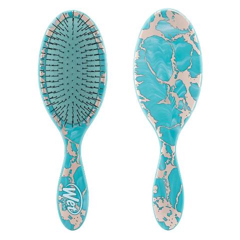 Wet Brush Electric Forest Blue Oval Paddle Detangler Limited Edition