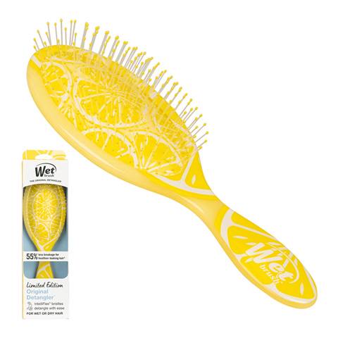 Wet Brush Tutti Fruitti Lemon Oval Paddle Detangler Original Wet Brush