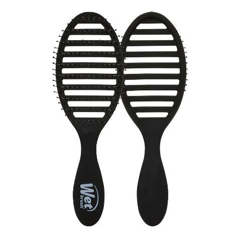 Wet Brush Speed Dry Frost Black Oval Detangler Wet Brush
