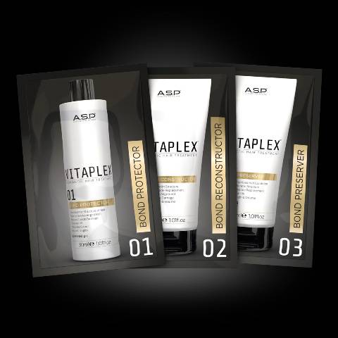 ASP Vitaplex Rav 19 Complex Professional Basin Repair Trial Kit Satches 90ML ASP