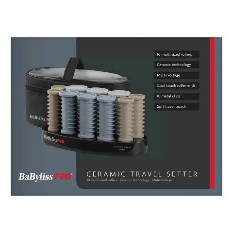 BabylissPRO Travel Hot Roller Set 10 Pieces Babyliss