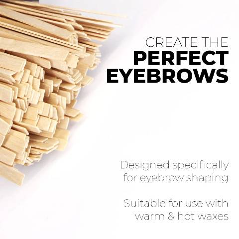 Georgia Ella Cosmetics Brow Beaters Wooden 500 Pack