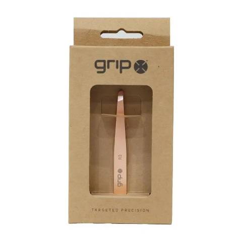 Grip Tweezers Targeted Precision Slanted Rose Gold