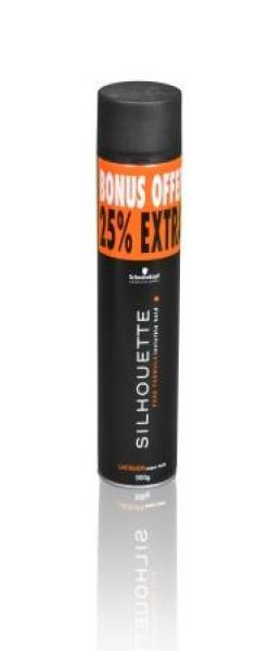 Schwarzkopf Silhouette Hairspray Black 500GM Schwarzkopf