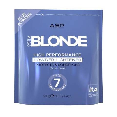 ASP System Blonde Ultra Lifting Powder Lightener Bleach 7 Levels 500GM