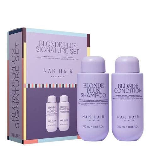 Nak Duo Blonde Plus Signature Set Shampoo 350ML And Conditioner 350ML Nak