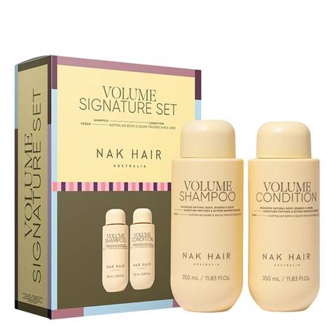 Nak Duo Volume Signature Set Shampoo 350ML And Conditioner 350ML Nak