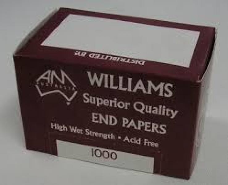 Amw Perm Papers Standard 1000 L:80 x W:60 Burgundy Box A M Williams