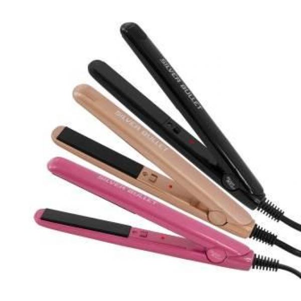 Silver Bullet Mini Straightening Iron Black Silver Bullet