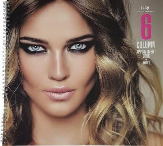 Hi Lift Appointment Book Six Column With Notes Hi Lift