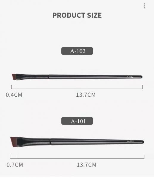 Georgia Ella Cosmetics Angled A101 Eye Brow Application Brush Georgia Ella Cosmetics