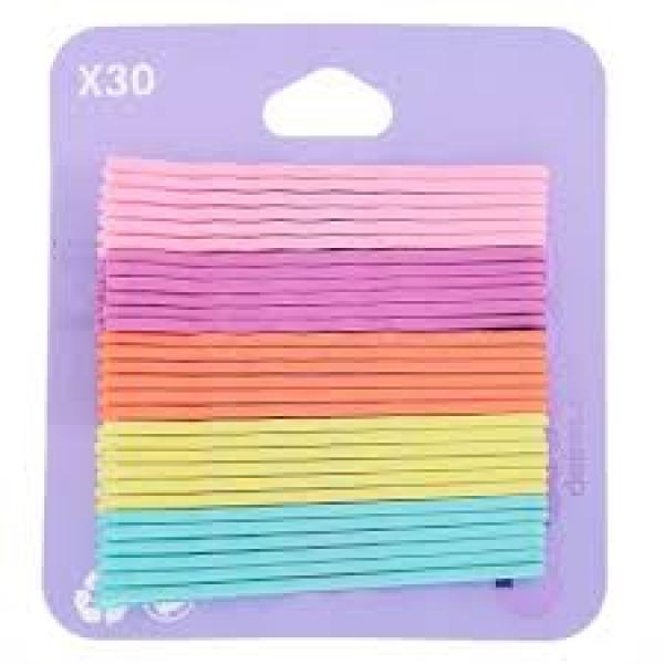 Bobby Pins Fashion Jewellery Multi Colored Pastel Thick 12 Pack And Thin 24 Pack Finishing Touch Wangaratta