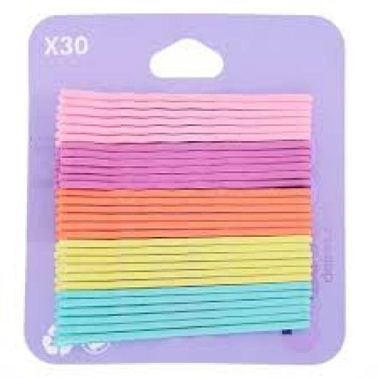 Bobby Pins Fashion Jewellery Multi Colored Pastel Thick 12 Pack And Thin 24 Pack Finishing Touch Wangaratta