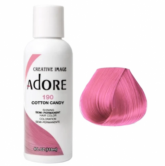Adore Plus Semi Permanent Hair Color Cotton Candy 118ML Adore