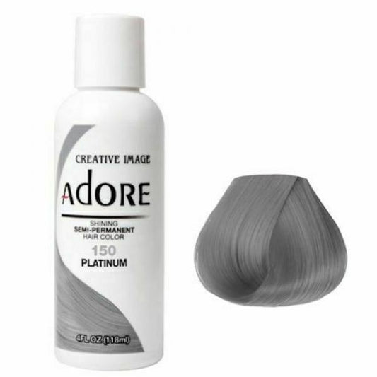 Adore Plus Semi Permanent Hair Color Platinum 118ML Adore