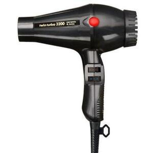 Twin Turbo 3200 Dryer 1900 Watts Black Twin Turbo