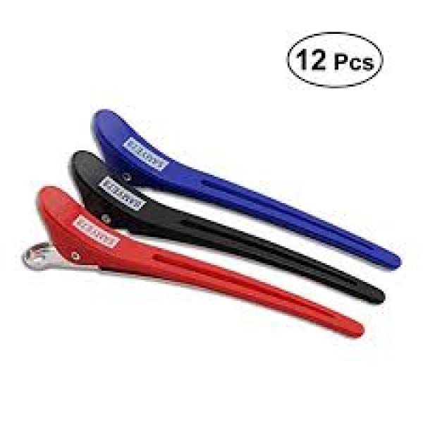 Samye78 Sectioning Clips Assorted Colors Twelve Pack Finishing Touch Wangaratta
